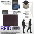 ASAD Genuine Leather Wallet for Men | Slim, Stylish, Genuine Leather Double Stitched RFID Blocking Bifold Stylish | Bifold Wallet with 8 Card Slot