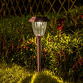 Solar Lights Outdoor - 8 Pack Copper Garden Walkway Lights Solar Powered Waterproof for Garden, Lawn, Yard, Pathway Brown