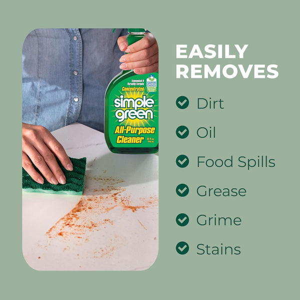 Simple Green AllPurpose Cleaner, 32 Fl Oz (Pack of 3), Original Original 32 Fl Oz (Pack of 3)