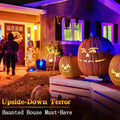 6W E26 LED Flame Effect Light Bulb - 4 Modes Fire Flickering Bulbs for Christmas Decoration Atmosphere Lighting (2 Pack)