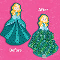 Skillmatics Poke-In Art - Magical Princesses, Mess-Free Fun for Kids, DIY Wood Craft Kits, Creative Activity, Gifts for Girls & Boys Ages 4, 5, 6,