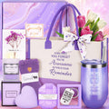 13PCS Birthday Gifts for Women,Mom, Wife, Girlfriend, Sister, Her- Self Care Package Get Well Soon Gifts Basket for Women Lavender Relaxing Spa
