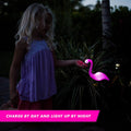 Solar Flamingo Lights Outdoor | Pink Flamingo Yard Decorations | Lawn Light Stakes Garden Ornaments