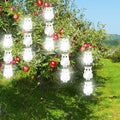 XPCARE 24PCS Bird Scare Devices - Owl Shape Bird Reflective Discs - Highly Reflective Double-Sided Bird Reflectors - to Scare Woodpecker Pigeon