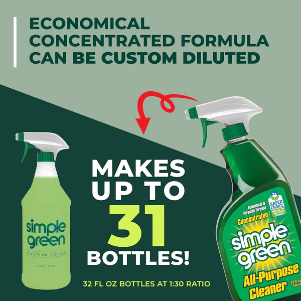 Simple Green AllPurpose Cleaner, 32 Fl Oz (Pack of 3), Original Original 32 Fl Oz (Pack of 3)