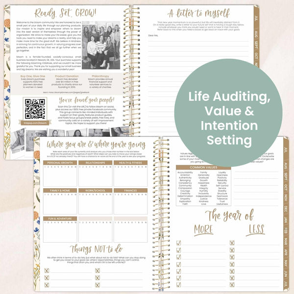 Bloom Daily Planners 2025-2026 (8.5" X 11") Academic Year Day Planner (July 2025 - July 2026) - Weekly & Monthly Dated Agenda Organizer with