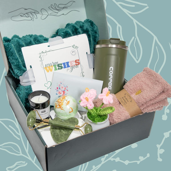 Self Care Gifts for Women Get Well Soon Gift Basket, Birthday Gifts for Women, Care Package for Her, Thinking of You Gift, Relaxing Spa, Thinking