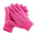 Exfoliating Shower Bath Glovesã4 Pairã Double Side Durable Nylon Shower Gloves Body Scrub Exfoliator & Bathing Accessories for Men,Women & Kids
