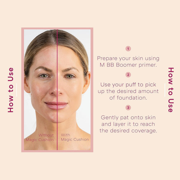 MISSHA Magic Cushion Foundation No.23 Natural Beige for Light with Neutral Skin Tone - Flawless Coverage, Dewy Finish, Easy Application for All