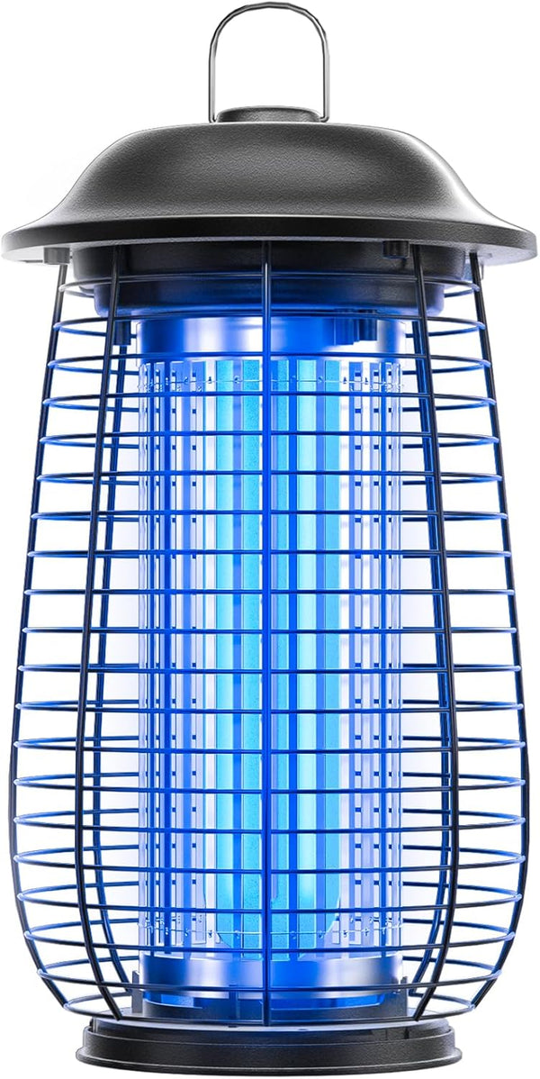 Bug Zapper Indoor & Outdoor, 4200V Electric Mosquito Zapper, 10 Years Lifespan, 6.5Ft Power Cord, Waterproof, Fly Trap Mosquito Trap, Fly Killer