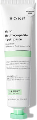 Boka Fluoride Free Toothpaste Nano Hydroxyapatite, Helps Remineralize, Appropriate for Sensitive Teeth, Whitening - for Adult, Kids Oral Care -