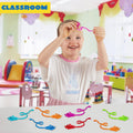 JOYIN 48Pcs Glitter Sticky Hands Party Favors, Party Table Favors Set for Kids, Holiday Traditions, Classroom Treasure Box Carnival Prizes Bulk