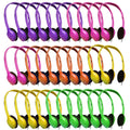 Bulk Headphones for Kids 10 Pack Multi Color for School Classroom Students Teen Boys Girls and Adult