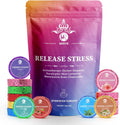 Shower Steamers Aromatherapy for Women or Men, Organic Shower Bombs with Chamomile Rose Lavender Mint Watermelon Eucalyptus Essential Oil, 18-Pack