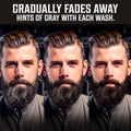Viking Revolution Men'S Beard Dye - Dark Brown, Grey Reducing Shampoo & Conditioner (4 Oz)