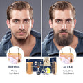 Beard Kit W/ Beard Oil, Balm, Brush, Comb, Moisturize &Soften Coarse, Dry Beard, Anniversary & Birthday Gifts for Men Him Boyfriend Husband Dad