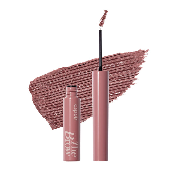 Espoir the Brow Color Fixing Cara #6 Rosy Brown 0.1 Fl Oz | Easy Fixing without Clumping | Long Lasting Smudgeproof Eyebrow Mascara | Soft Mood