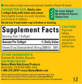 Nature Made Vitamin D3 2000 IU (50 Mcg), Dietary Supplement for Bone, Teeth, Muscle and Immune Health Support, 90 Softgels, 90 Day Supply