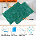 Anezus Self Healing Sewing Mat, 12Inch X 18Inch Rotary Cutting Mat Double Sided 5-Ply Craft Cutting Board for Sewing Crafts Hobby Fabric Precision