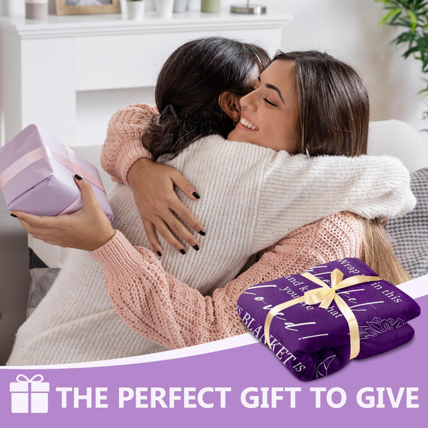 Get Well Gifts for Women after Surgery - Hug Blanket - Thinking of You Gift for Mom Friend Sister - Feel Better Inspirational Gifts for Women -