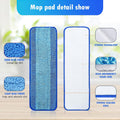 4 Pack Reusable Pads Refills for Swiffer Power Mop, Power Mop Refills for Swiffer Powermop, Cleaning Stubborn Debris from Wooden Floors