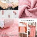 Microfiber Kitchen Washcloths, Super Absorbent Coral Velvet Dishtowels, Premium Table Cleaning Cloths, Non-Stick Oil Quick Dry Dish Towels, Soft