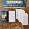 Namaste Stress Reducing Cards - Self Care Cards, Anxiety and Stress Relief Gifts, Mindfulness & Meditation Cards, Mindful Gifts for Women - MSS Inc