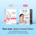 Olay Daily Facials, Daily Clean Makeup Removing Facial Cleansing Wipes, 5-In-1 Water Activated Cloths, Exfoliates, Tones and Hydrates Skin, 66 Count