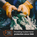GLOVEWORKS HD Orange Nitrile Gloves, 8 Mil, Disposable, Raised Diamond Texture, Mechanic Gloves