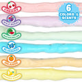 Tub Works® Fluffy Foam Soap, Variety 6 Pack | Shape, Mold & Create Bath Art with Soft Bath Foam for Kids | Gentle, Cleansing Kids Bath Soap |