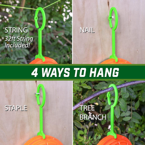 Gosports Outdoors Clay Target Holders - Choose between Clay Claw Hangers or Clay Caddy in Ground Stakes, Versatile Target Holders for Shooting
