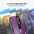 TECKNET Wireless Mouse, 2.4G Ergonomic Optical Mouse, Computer Mouse for Laptop, PC, Computer, Chromebook, Notebook, 6 Buttons, 24 Months Battery