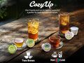 Cozy up 10 Flavors Variety Tea Sampler Compatible with Keurig K-Cup Brewers, 100-Count