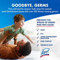 Lysol Disinfectant Spray, Sanitizing and Antibacterial Spray, for Disinfecting and Deodorizing, Early Morning Breeze, 19 Fl Oz (Pack of 2),