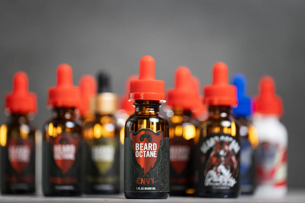 Beard Octane: Envy - Natural Beard Oil W/Argan Oil - 1 Oz - Promotes Healthy Softer Beards - Made in USA - Premium Handcrafted Beard Care