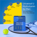 Men'S Total Health Daily Vitamin Packs - 22 Essential Minerals & Vitamins for Men, All-In-One Multivitamin Supplement for Energy, Stress Support,