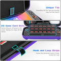 Daydayup Switch Carrying Case Compatible with Nintendo Switch/Switch OLED, with 20 Games Cartridges Protective Hard Shell Travel Carrying Case