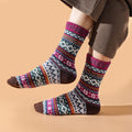 Pleneal Pack Wool Socks for Warm Winter Women Thick Knit Cozy