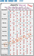 Multi-Use Magnetic To-Do List Board Chore Chart List Goal Planner Task Habit Tracker Monthly Weekly Daily Homework Child Calendar Family Wedding