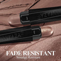 3Pcs Neutral Brown Eyeshadow Stick Set, Matte and Shimmer Creamy Eyeshadow Pencil, Shiny Pink Shadow, Waterproof Long Lasting Smoky Eye Makeup