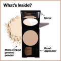 Revlon Photoready Blurring Face Powder Makeup, Longwear Medium-Full Coverage with Flawless Finish, Shine & Oil-Free, 001 Translucent, 0.25 Oz