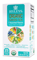 Hyleys Organic Green Tea 7 Assorted Flavors - 25 Tea Bags