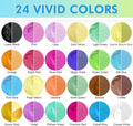 Mica Powder?24 Colors - 10G/Bottle of Natural Pigment Powder for Epoxy Resin?Soap Making?Candle Making,Lip Gloss,Car Freshies,Dye,Nail Polish,Bath