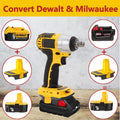 DM18D Converter for Dewalt 18V to 20V Battery Adapter,For Milwaukee M18 18V Batteries Adapter, Convert to Dc9096,Fit for Dewalt 18V XRP Ni-Cad