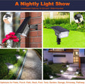 Solar Spot Lights, IP65 Waterproof 40 Leds Landscape Spotlights,Usb & Solar Powered Wall Lights Dark Sensing Auto On/Off,3 Modes Outdoor Solar