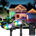 Linkind Smart Solar Lights Outdoor SL5C, Solar Spotlight Color Changing App/Voice Control Landscape Lighting, IP67 Spot Lights Outdoor Waterproof