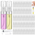 60PCS 5Ml Mini Spray Bottle, Portable Clear Plastic Spray Bottle, Empty Fine Mist Refillable Perfume Atomizer, Small Sample Containers for