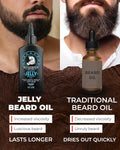 Bossman Jelly Beard Oil for Men (4 Oz, Magic Scent) â Softens, Moisturizes & Conditions with Natural Ingredients