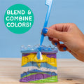 Made by Me Create Your Own Underwater Sand Art, Includes 6 Ocean-Themed Bottles, 8 Sand Colors, Glitter, & Funnel, Great Staycation or Group