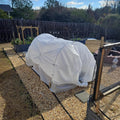 Garden Hoops Grow Tunnel, 6 Sets of 7FT Greenhouse Hoops for Raised Beds, Rust-Proof Fiberglass Frame for Garden Netting, Small Greenhouse Kit,